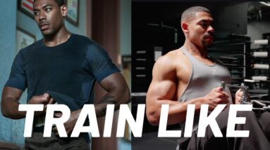 Rebel Ridge's Aaron Pierre Shows His Upper Body Workout To Get JACKED | Train Like | Men's Health